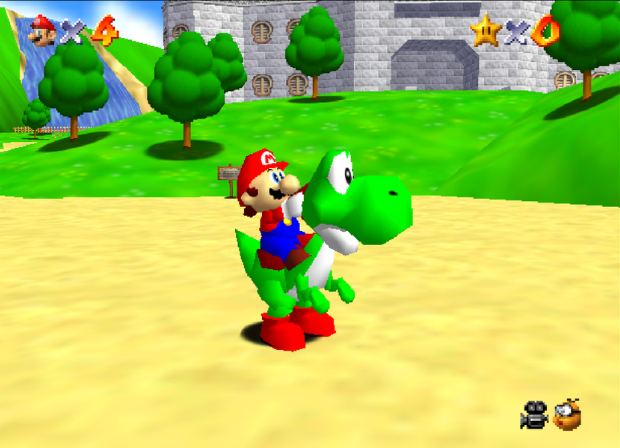 SUPER MARIO 64: YOSHI PLAYABLE jogo online gratuito em