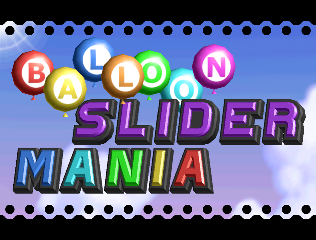 Balloon Slider Mania Title Screen 