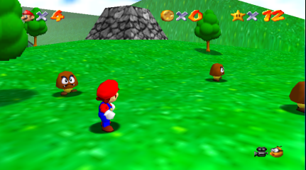 mario 64 widescreen