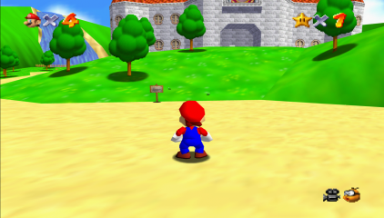 super mario 64 widescreen