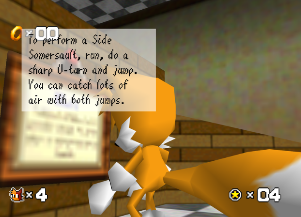 Super Mario 64 - Tails 64 Revamped - 4K 